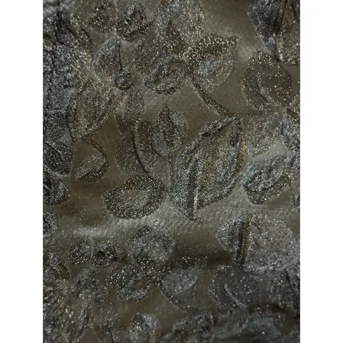 Kate Spade Metallic Black Jacquard Coat Jacket NWT Size 00