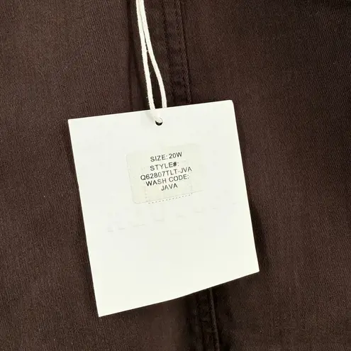 Pistola Jeans SZ 20W Java Brown High Rise Ankle Skinny NWT Button Fly Plus Curvy - Image 7