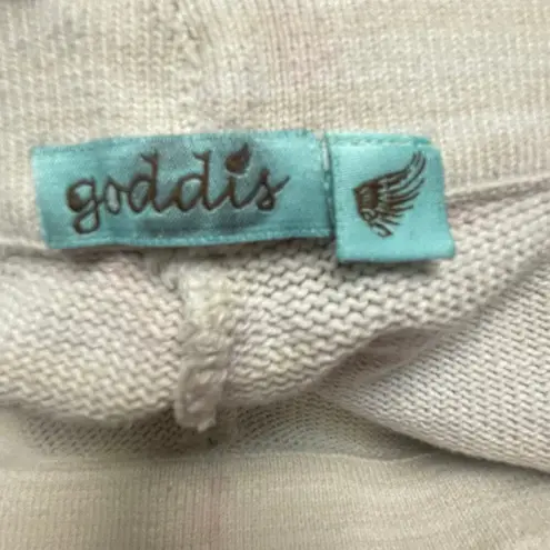 Goddis Sweater Shorts Size M/L Y2K Black Stripe Beachy Boho Pull On Womens Size M