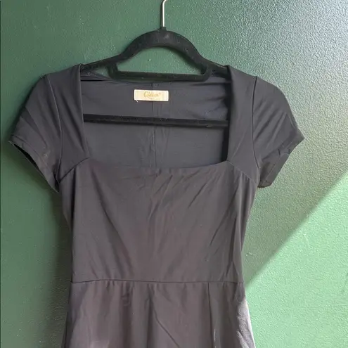 Amazon  Elegant Black Mini Dress