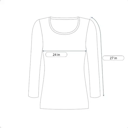 Marc New York MNY Marc New York Long Sleeve Knit Embellished Gray Top Size L