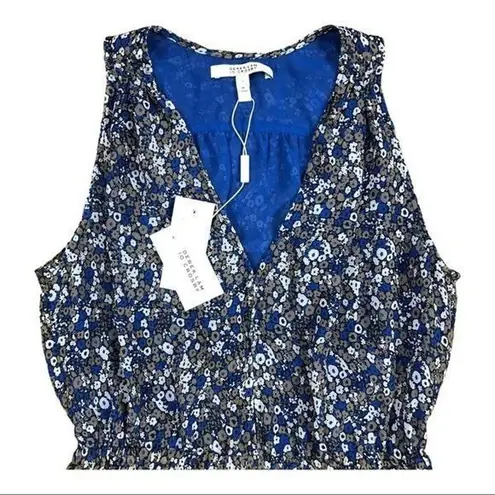 Derek Lam NEW! 10 Crosby Silk Floral Mini Dress Ruffle Tiered Sleeveless Size 2