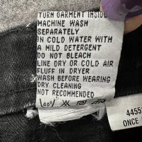 Blaze Vintage Jeans Womens 26 Black White Dot High Rise Western Bareback Rodeo