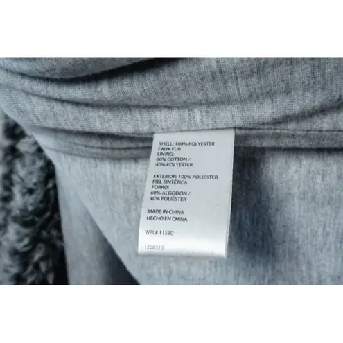 Weatherproof Woman's Large Cozy Gray Long Sleeve 1/2 Zip Pullover Sweater