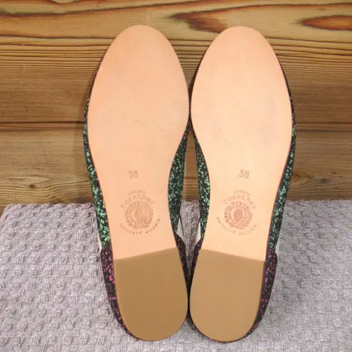 Bernhard Willhelm X Camper Womens 7.5 Patchwork Ballerina Flat White