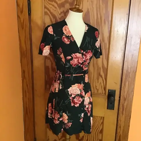 Charlotte Russe 3 for 20 $ bundle Green floral  mini dress