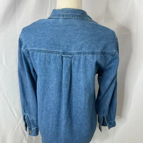 Bobbie & Brooks Vintage Bobbie brooks denim chambray embroidered shirt