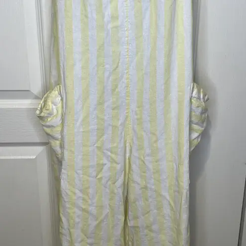 Stoney Clover Lane Stoney Clover Baggy Striped Romper Jumpsuit Yellow White Size XS