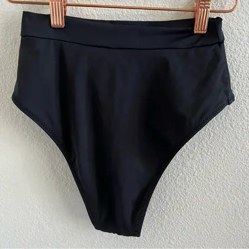 Tavik + Swimwear Black High Waist Bikini Bottom Small