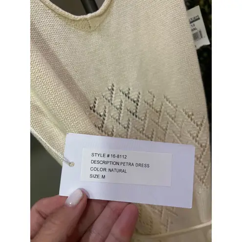 Torn By Ronny Kobo Ronny Kobo Petra Knit Tank Midi Dress Natural Womens Size Medium