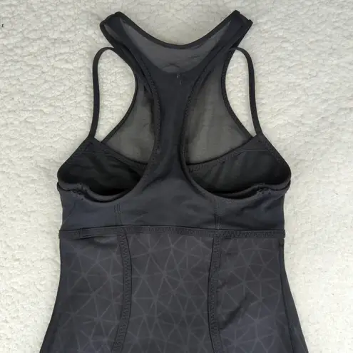 Lululemon  Pedal Pace Tank Workout Activewear Black Women's 2 High Neck Zip Front