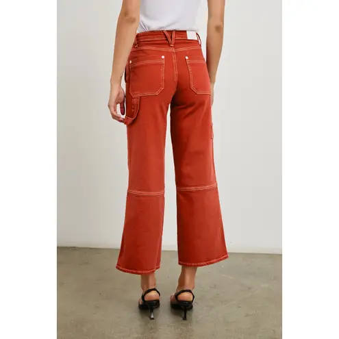 Rails NWT Terracotta Silverado Carpenter Crop Denim Wide Leg Jeans Women's 28