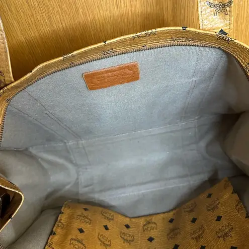 MCM Vintage Made in Munich, Germany Cognac Visatos Tote Authenticated