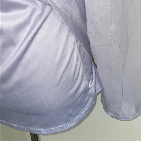 Daisy Fuentes Daisy Fuentes women’s small purple pleated blouse