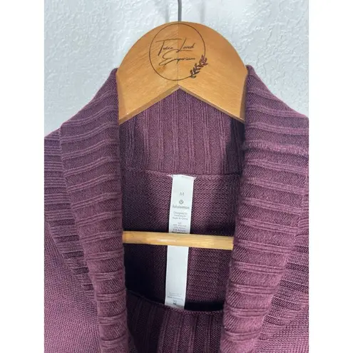 Lululemon  Softer Still Knit Turtleneck Dress Size Medium Garnet - Image 3