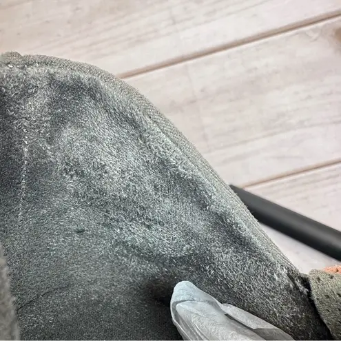 Dr. Scholls Dr. Scholl’s Gray Whoa Faux Suede Fabric Slip On Zip Sneakers Size Women’s 10M