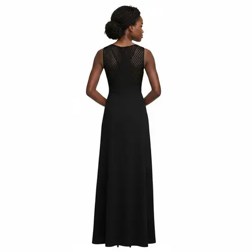BCBGMAXAZRIA NWT BCBG MaxAzria Valentine in Black High Slit Crepe Evening Gown Dress 8