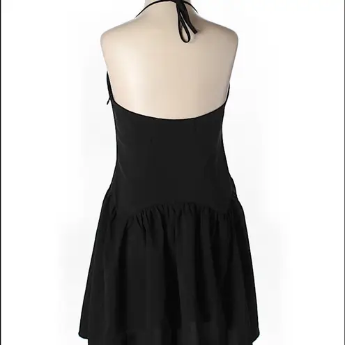 Nasty Gal Nasty Girl Lil Black Halter Dress