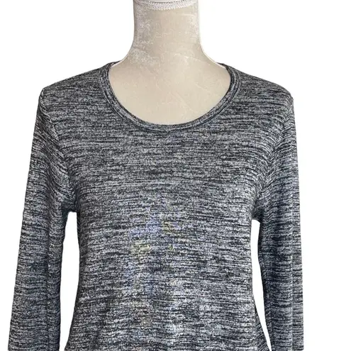 Sundry Women’s Heather Gray Knit Blouson Ruched Dress Size 1 Regular Size S