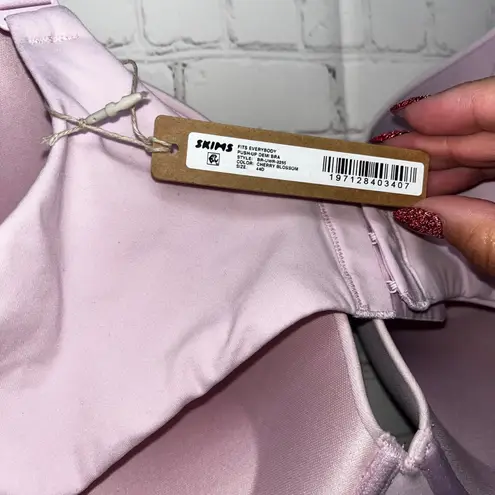 SKIMS Fits Everybody Push Up Demi Bra Cherry Blossom Pink Underwire Size 44D NWT