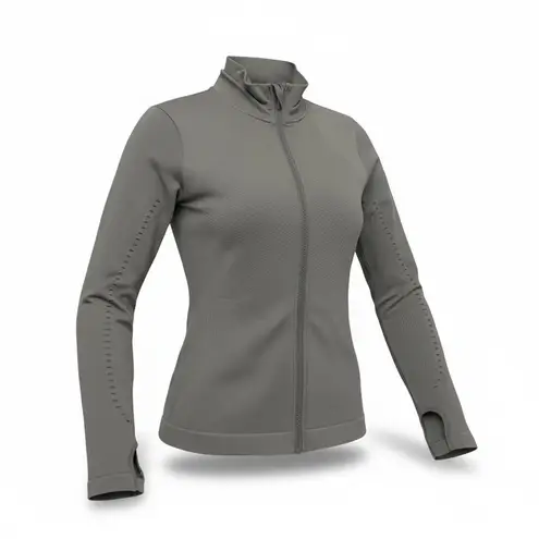 Zyia Active Jacket Performance Athletic Gray Medium