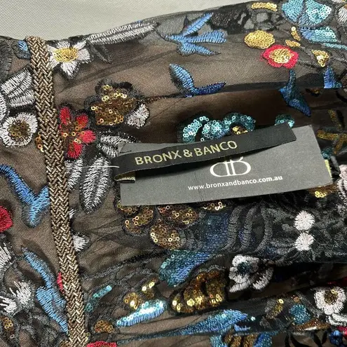 Bronx and Banco Paradise Flare Sequins Mini Formal Dress Size US 4