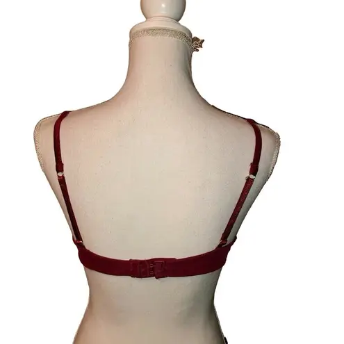 secret treasures Intimates Bra Womens 34C Used Burgundy