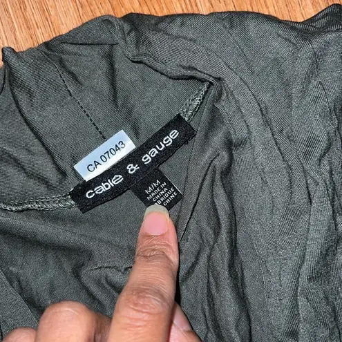 Cable & Gauge Long Sleeve Yoga Top NWOT