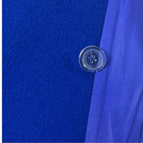 Alorna Vintage Winter Coat Long Wool Double Breasted Royal Blue Women’s Size 14