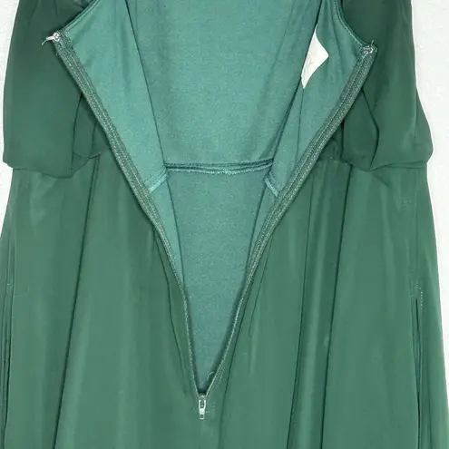 Birdy Grey Women's Emerald Green Blouson Formal Prom Party Chiffon Dress SZ XL