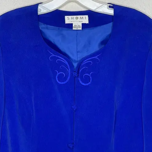 Vintage Shomi Silk‎ Suit Jacket Size 6