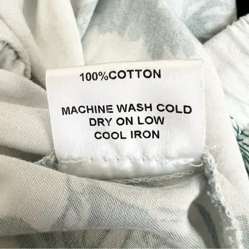 Katie Kime Fort Worth Toile Blue Green White Drawstring Waist Pajama Pants 3 XL Size 3X