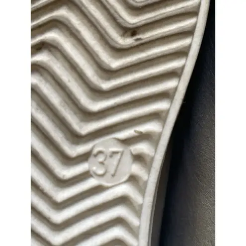 Le Crown Handmade in Italy Distressed Leather Convertible High Low Sneakers 37 Tan Size 7