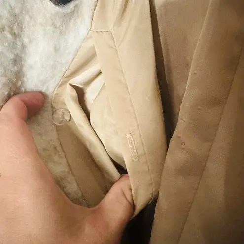 Cinq à Sept CINQ A SEPT Lita Fringe Plaid Green Off-White Wool Duster Coat Size Medium