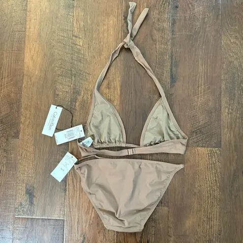 Calvin Klein  Swimwear nude bikini, size 10, NWT