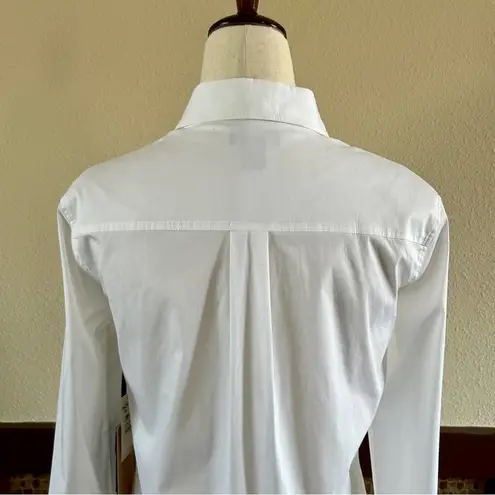 Halogen  Classic Button-up White Shirt Size XS NWT