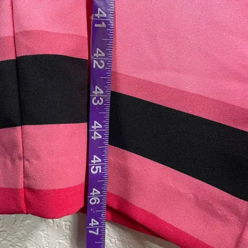 NY&C 7th Avenue Women's Pink Blue Black Palazzo Pants Size 6 NEW w Tag Wide Leg