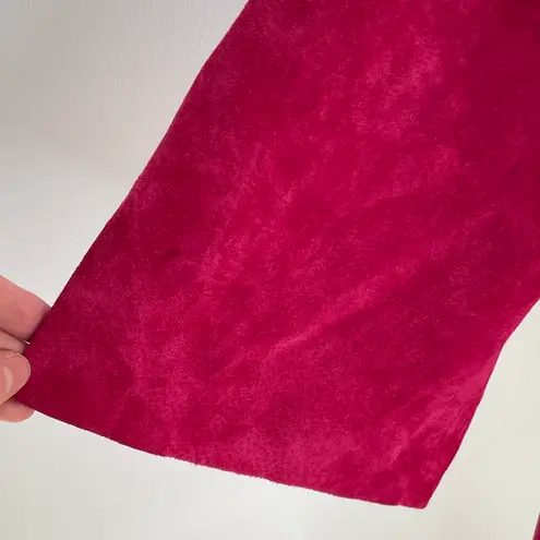 Yvonne Le Marie Capelet Short Leather Jacket- Single Button- Pink- Size 12