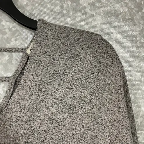 Chance or Fate Women's Gray Oversized Cozycore Sweater - Size Medium - Tunic