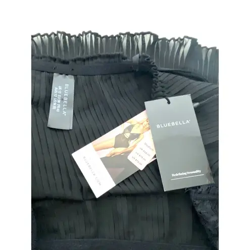 NWT Bluebella Victorias Secret Black Plisse Lace Strappy Pleated Cami Lingerie M Size M