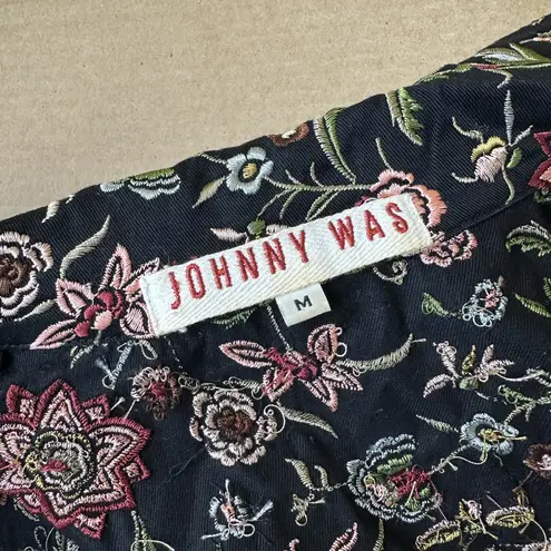 Johnny Was Intricate Embroidery Floral Coat
