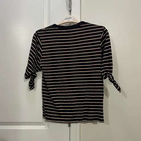 & Other Stories & Other Stories Striped Tie T-Shirt Size 4 US