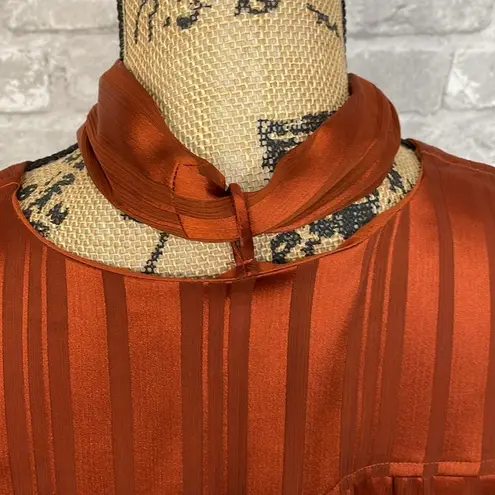 Chico's Chico’s Shadow-Stripe Removable Scarf Blouse