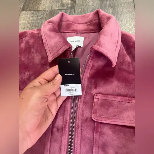 Nine West NWT  Velvet Pink Jacket