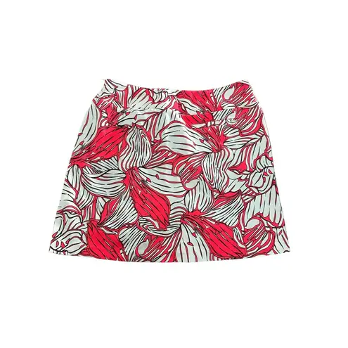 TAIL Pink Neon Tropical Sport Gof Tennis Skort Sise Medium Red Size undefined