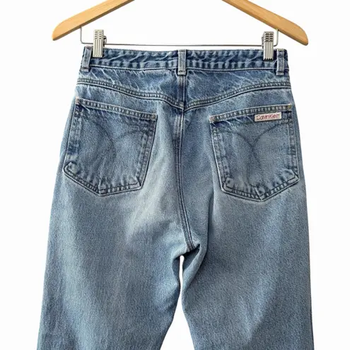 Calvin Klein Jeans VTG 90s Womens 26 Mom Straight Leg High Rise USA 100% Cotton
