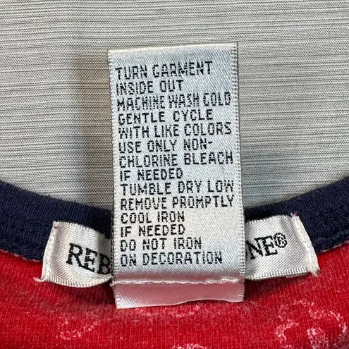 Rebecca Malone  Shirt Womens Medium Red America The Beautiful Patriotic Summer