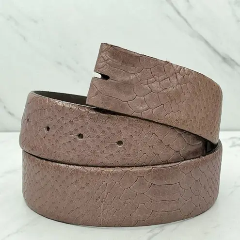 VMP Croc Embossed Genuine Leather Belt Strap Small (S) Made Italy ✨
