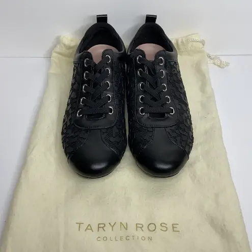 Taryn Rose  SILVA Womens Black Leopard Sneakers Size 6.5