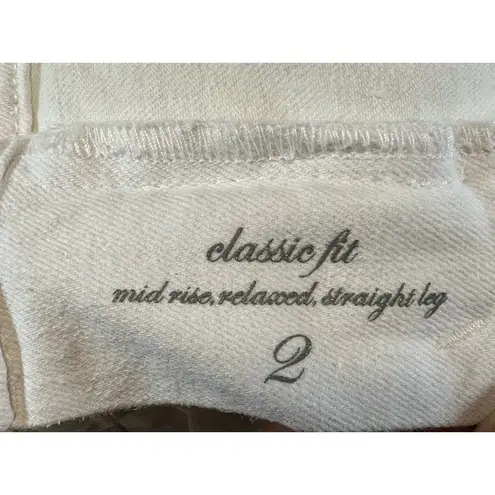 Tahari Elie Women's White Flare Jeans Size 2